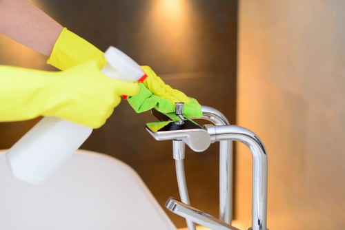 Exterior window cleaning for a flat or townhouse in Earlscourt