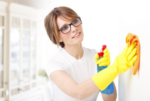 Local domestic cleaning team working in an Earlscourt residence