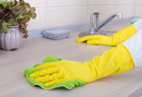 Professional cleaner preparing a detailed one-off clean in Earlscourt