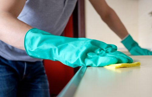 Carpet cleaners in Earlscourt treating a high-traffic area