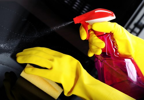 Carpet cleaning team maintaining safe, professional working standards
